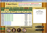 Poker stars lobby